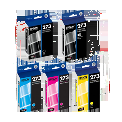 EPSON T273 Ink / Inkjet Cartridge Set Photo Black Cyan Magenta In Yellow