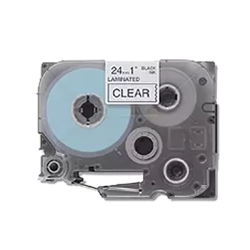 BROTHER P-Touch Label Tape - 1" X 26' On Clear In Black