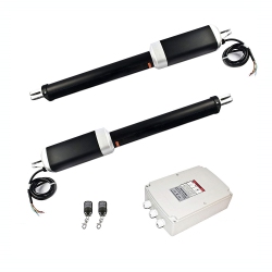 ALEKO Fully Metal Dual Swing Gate Opener Gate Operator Solar Power Compatible Gg900