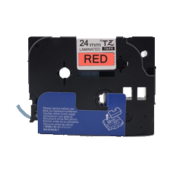 ZOOMTONER Compatible Brother P-Touch Label Laminated Tape Tz-451 - 1" X 26.2' Black On In Red