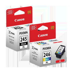 CANON Pg-245Xl / Cl-246Xl Ink / Inkjet Cartridge Tri-Color High Yield Combo In Black