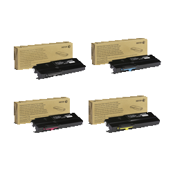 XEROX C400 / C405 Extra High Yield Laser Toner Cartridge Set Black Cyan Magenta In Yellow