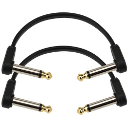 PLANET WAVES Custom Series Flat Patch Cables - Right Angle / Right Angle 4 2 Pack