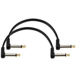 PLANET WAVES Offset Flat Patch Cables - Right Angle / Right Angle 6 2 Pack