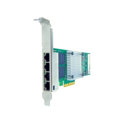 AXIOM MEMORY 1Kmbs Quad Portrj45 PCiex4 Nic Card Dell (540-Bbhs-Ax)