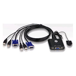 ATEN 2-Port Kvm Cbls Included (Cs22U)