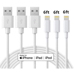 ILIKABLE [3Pack] 6Ft Iphone Charger Cable, Apple Mfi Certified Iphone Charging Cord -[ ]