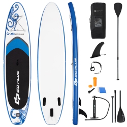 COSTWAY Goplus 10.5’ Inflatable Stand Up Paddle Board Sup W/carrying Bag Aluminum Paddle