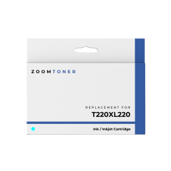 ZOOMTONER Compatible Epson T220Xl220 (T220Xl) Ink / Inkjet Cartridge In Cyan