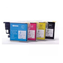 ZOOMTONER Compatible Brother Lc61 Ink / Inkjet Cartridge Set Black Cyan Magenta In Yellow
