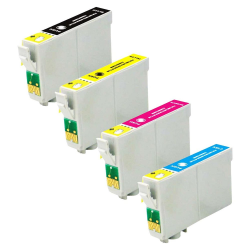 ZOOMTONER Compatible Epson T126 Ink / Inkjet Cartridge Set Black Cyan Magenta In Yellow