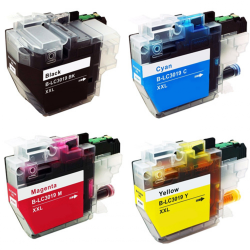ZOOMTONER Compatible Brother Lc3019 Extra High Yield Ink / Inkjet Cartridge Set Black Cyan Magenta In Yellow