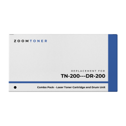 ZOOMTONER Compatible Brother Dr200 & Tn200 Drum Unit / Laser Toner Cartridge Combo Pack