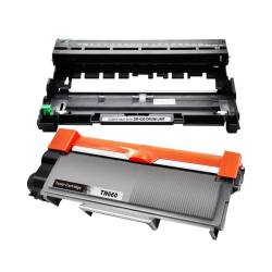 ZOOMTONER Compatible Brother Dr630 & Tn660 Drum Unit / Laser Toner Cartridge Combo Pack