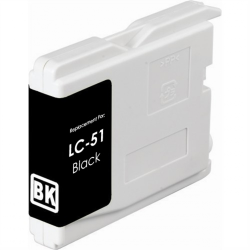 ZOOMTONER Compatible Brother Lc51Bk Ink / Inkjet Cartridge In Black