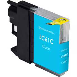 ZOOMTONER Compatible Brother Lc61C Ink / Inkjet Cartridge In Cyan