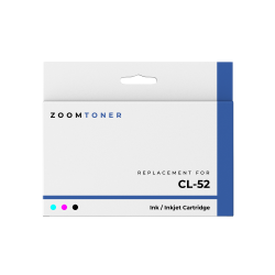 ZOOMTONER Compatible Canon Cl-52 Ink / Inkjet Cartirdge Photo Color