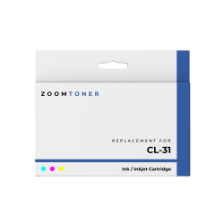 ZOOMTONER Compatible Canon Cl-31 Ink / Inkjet Cartridge Tri-Color