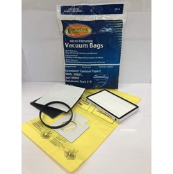 SUPERIOR VACUUMS 1 9Pk Bag Of Micro Filtration Kenmore 50403 Bags, 1 40324 Hepa Filter (Compares to Sears Pt # 86889), 1 Geared Belt