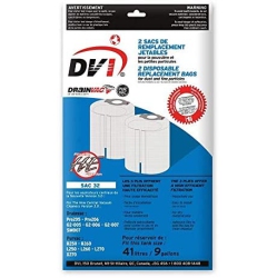 DRAINVAC Sac-32 Cloth Central Vacuum Bag