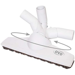 OVO All Angle 360 Degree Vacuum Deluxe Plus Floor Brush Finish In Grey