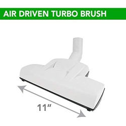 OVO Universal Air Driven Turbo Brush for Central Vacuum Finish In Grey