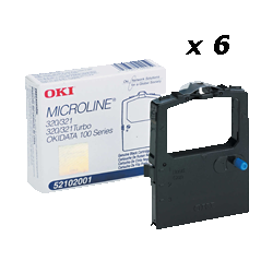 OKI Data 52102001 Ribbon (6 Pack)