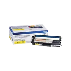 BROTHER Tn315Y Laser Toner Cartridge High Yield In Yellow