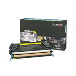 LEXMARK IBM Lexmark / Ibm C734A1Yg Laser Toner Cartridge In Yellow
