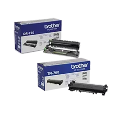 BROTHER Dr730 / Tn760 High Yield Laser Toner Cartridge Drum Unit Combo Pack