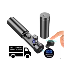 STIMULA LIFESTYLE Slim Heads - Apple Compatible Tws In-Ear Bluetooth Jl 5.0 True Wireless Earbuds Earbuds Pods With Charging Box