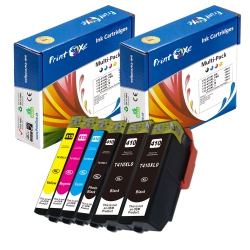 PRINTOXE ® T410Xl Remanufactured T410 High Yield 6 Ink Cartridges Of Set + Bk 410 Cartridges for Epson Expression Xp 830 / 530 / 630 / 540 / 640 & 900