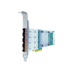 AXIOM MEMORY 1GBs Quad Port Sfp PCie X4 Nic Card Int (I350F4-Ax)