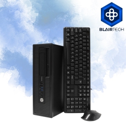 HP Refurbished (Good) - Prodesk 600 G1 Sff, Intel Quad Core I5 4590 Up to 3.7 Ghz, 16G Ddr3, 256G SSD, Wifi, Bt, DVD, W10P64 (En/fr/es)