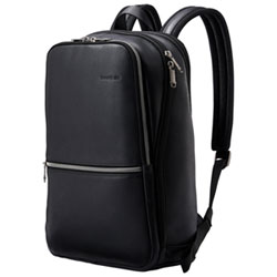 Samsonite Classic Leather 14.1" Laptop Commuter Backpack - Black