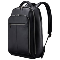 Samsonite Classic Leather 15.6" Laptop Commuter Backpack - Black