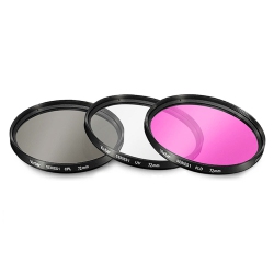 VIVITAR Series 1 72MM 3-Piece Multi-Coated Glass Filter Kit