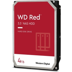WESTERN DIGITAL Wd 4Tb Nas Internal Hard Drive - 5400 Rpm Class, SATA 6 GB/s, Smr, 256Mb Cache, 3.5" - Wd40Efax In Red