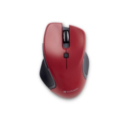 VERBATIM Wireless Blue Led Optical Mouse - (70246) In Red