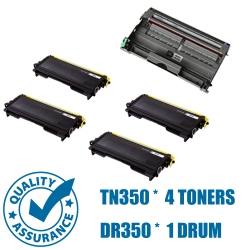 PRINTER PRO 4 Toners & Drum Brother Tn350 & Dr350-Brother Printer Dcp-7020/hl-2030/2070/7220/mfc-7420/7820