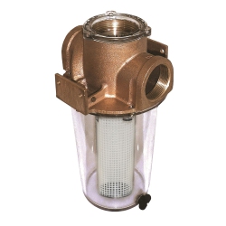GROCO Arg-1500 Series 1-1/2" Raw Water Strainer W/non-Metallic Plastic Basket