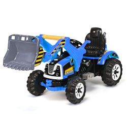COSTWAY Kids Ride On Excavator Truck 12V Battery Powered Front Loader Digger