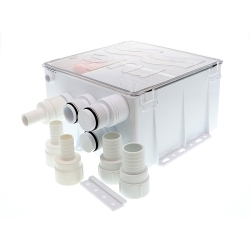 RULE Shower Drain Box W/800 Gph Pump - 24V