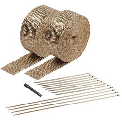 DEI Design Engineering Exhaust & Pipe Wrap Kit, Titanium