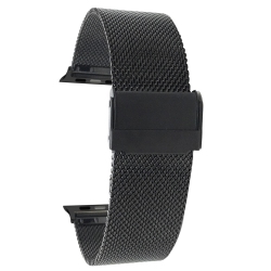 BANDINI Metal Stainless Steel Mesh Watch Strap for Apple Watch Band 42MM (Series 11/10) /41MM / 40MM / 38Mm, Series 11 10 9 8 7 6 5 & Se, Milanese