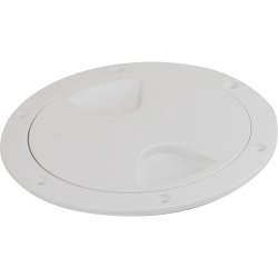 SEA-DOG Screw-Out Deck Plate - - 4" In White