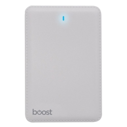 BOOST Bpb350 - 4000 Mah Power Bank With Lightning Adapter In White