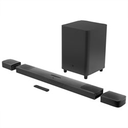 JBL Bar 820-W 9.1 Ch Atmos 4K Dolby Vision Sound Bar w/ Wireless 10” Subwoofer and Surround Speakers - Only at Best Buy