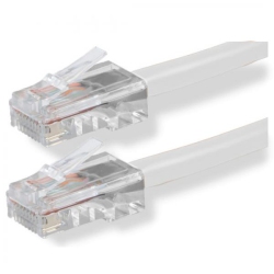 TECHCRAFT 150' Cat6 Utp Network Cable Economy No Boot In White