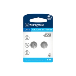 WESTINGHOUSE 6-Pack Lr44 / Ag13 Alkaline Button Batteries (3 Cards Of 2)